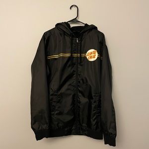 Black & Yellow Santa Cruz Windbreaker